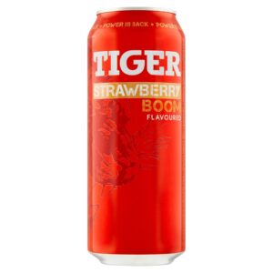 TIGER STRAWBERRY energy drink 0,5 l plech
