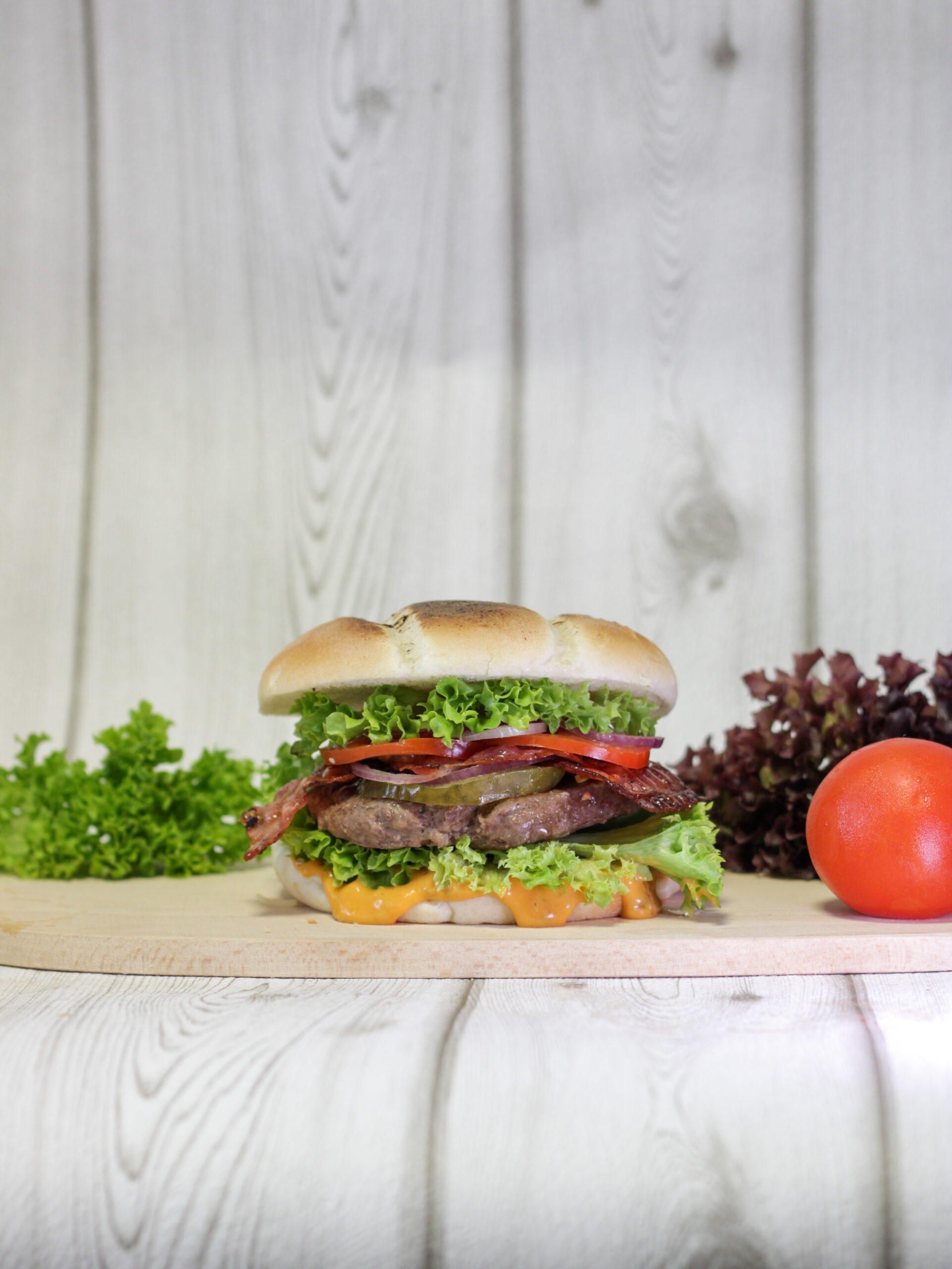 Hamburger Slaninový - Hovězí